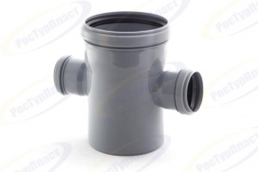 Крестовина канализационная одноплоскостная 110/110/50x90°