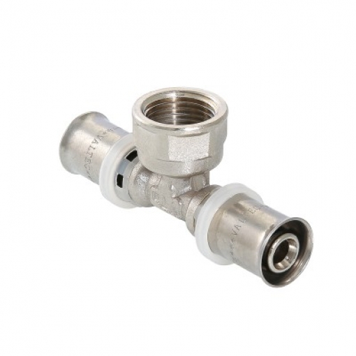 Тройник пресс Valtec с внутренней резьбой 20x3/4''